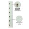 Adiroffice 12 in W, 12 in D, 72 in H, Steel ADI629-206-MGRN-PKG-4 - alternate 5